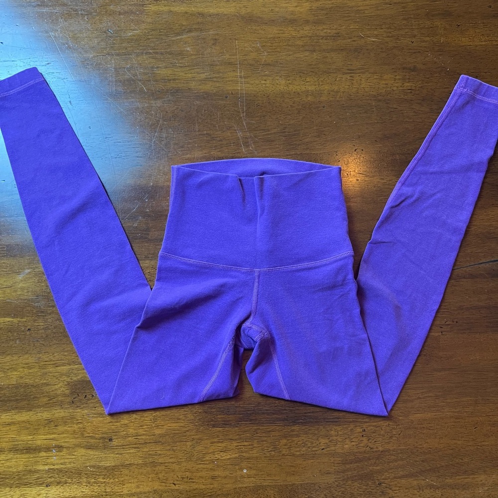 Lululemon Athletica Purple Leggings with Streamlined Fit